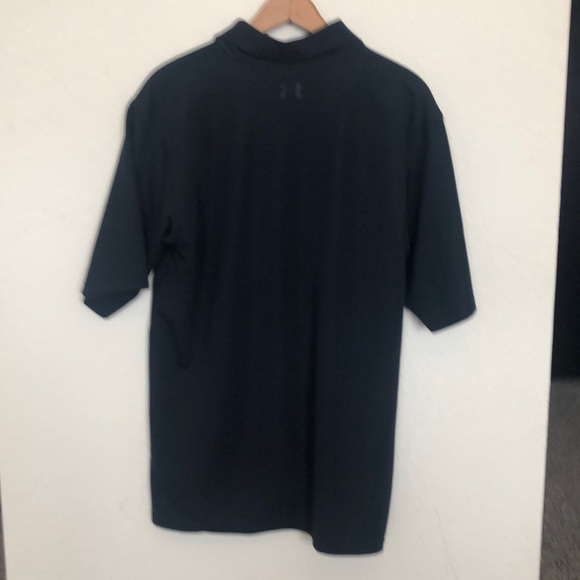Under Armour Black Heat Gear polo, size M - Picture 3 of 3